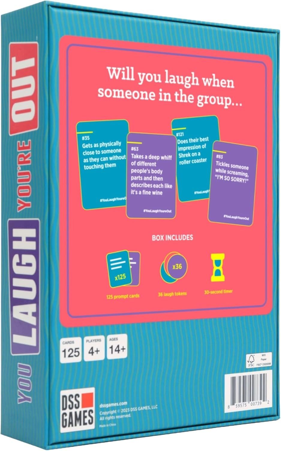 Shows shoppers exactly what components are included in the game box to help them understand the complete package they will receive.