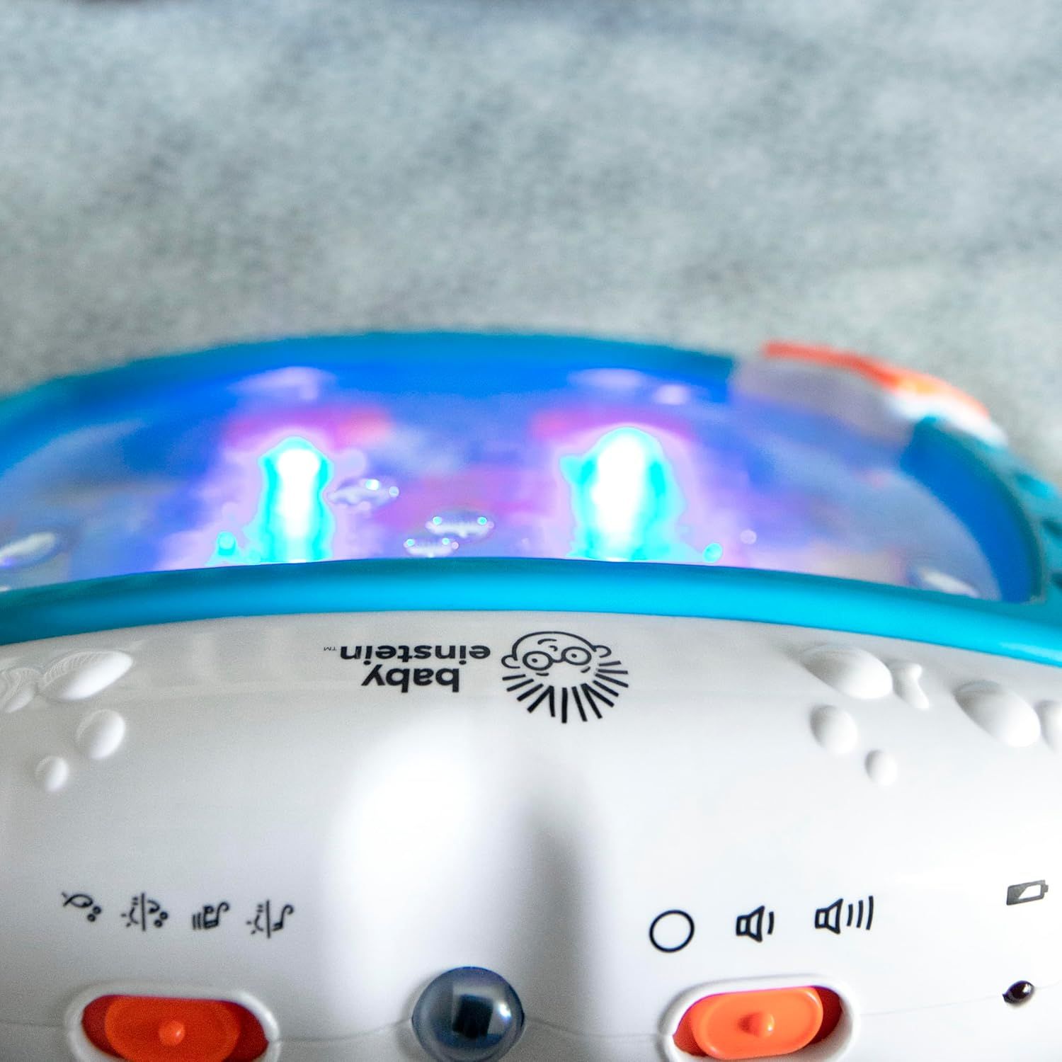 Shows the physical components and control interface of the baby product, helping shoppers understand how to operate the device and identify key functional buttons.