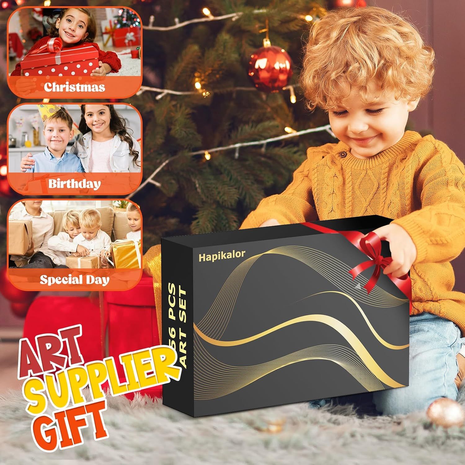 Positions the product as a versatile gift option for multiple occasions including Christmas, birthdays, and special days, emphasizing its suitability for children and gifting scenarios. Demonstrates…