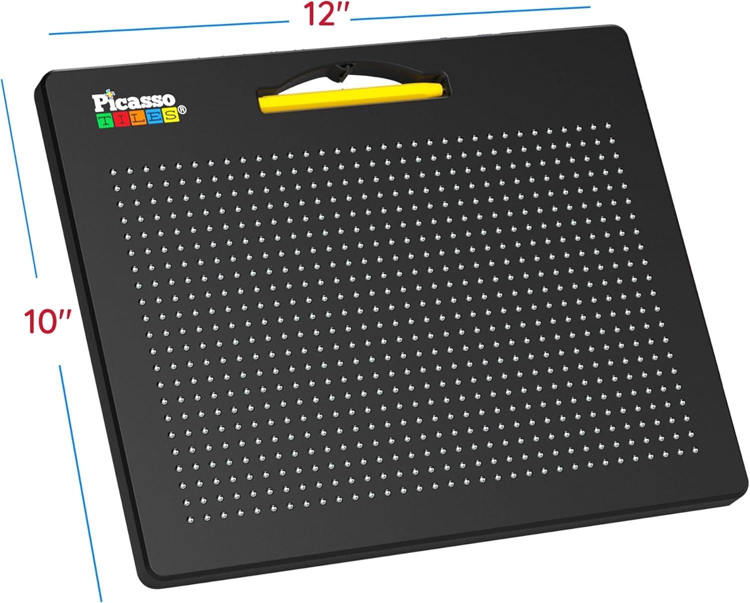 Communicates the exact physical size of the product (12 inches by 10 inches) to help shoppers understand whether it will fit their needs and space requirements.