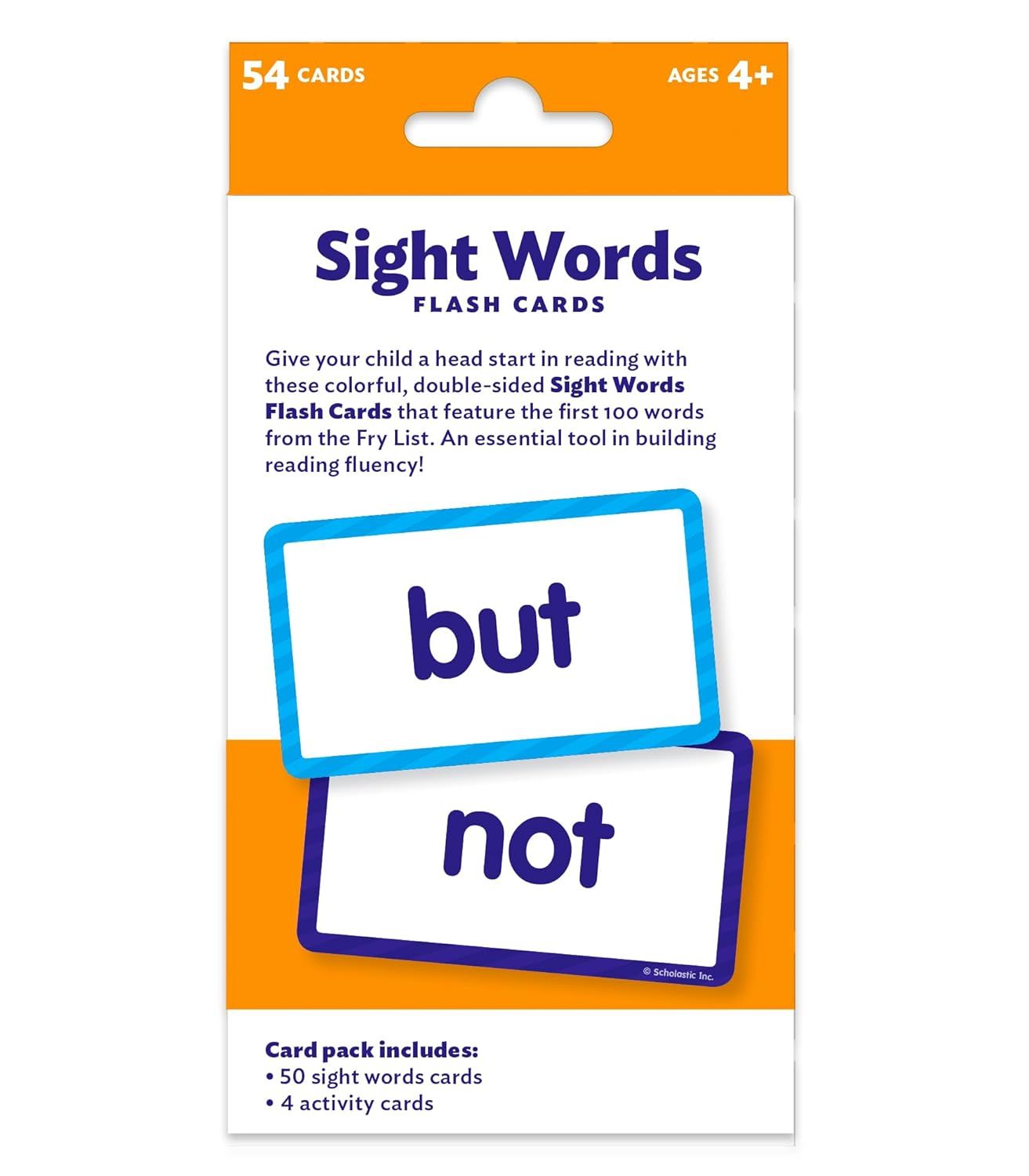 Communicates exactly what the customer receives in the package, helping them understand the complete contents of the flash card set.