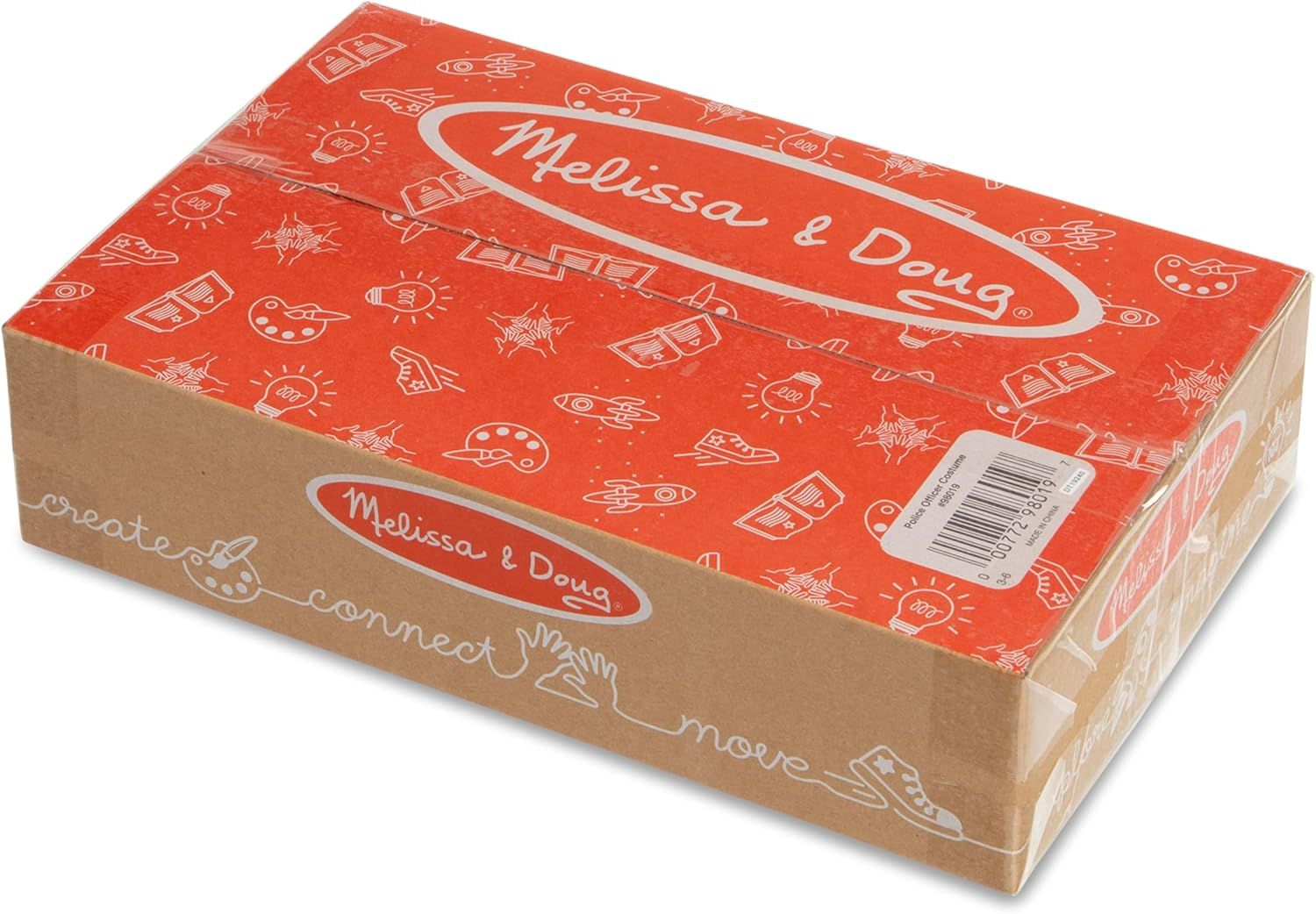 Showcases the Melissa & Doug brand identity and packaging design to build brand recognition and communicate the creative, playful nature of the brand.