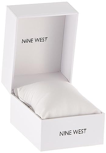 Shows the product (watch or jewelry) in its branded Nine West packaging box to communicate premium presentation and gift-readiness.