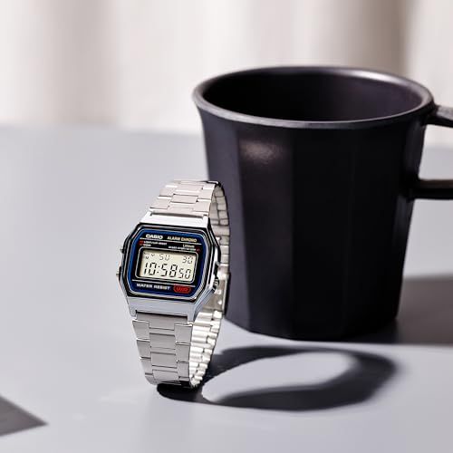 Showcases the watch in a natural, everyday environment to help shoppers visualize the product in their daily life.