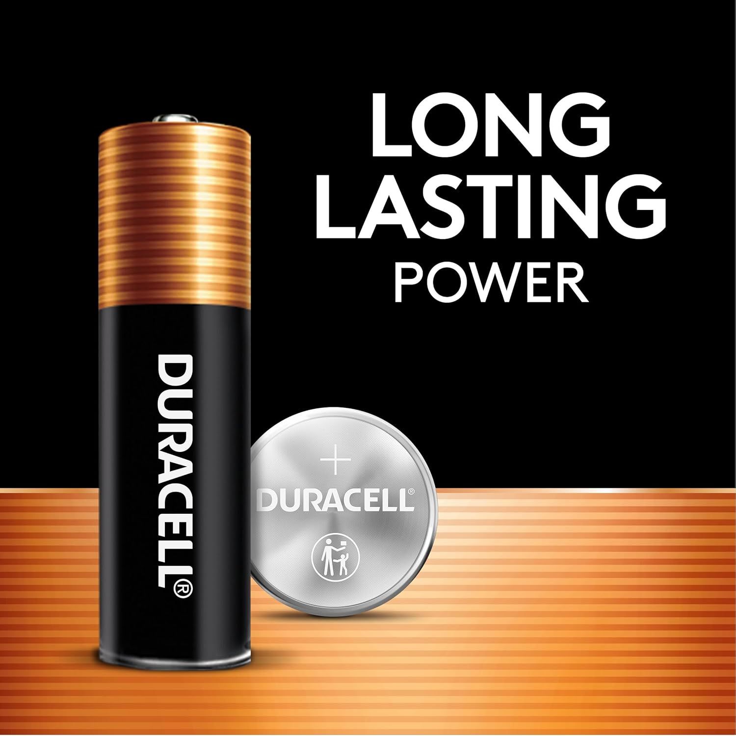 Communicates that Duracell batteries provide extended battery life and reliable power to reassure shoppers of the product's longevity and performance.