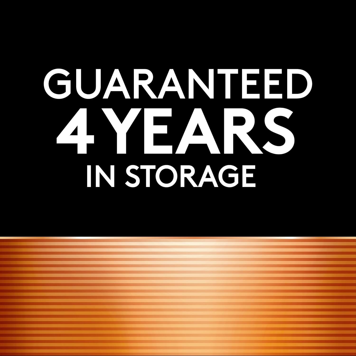 Communicates the product's long shelf life or storage durability to reassure shoppers about longevity and value.