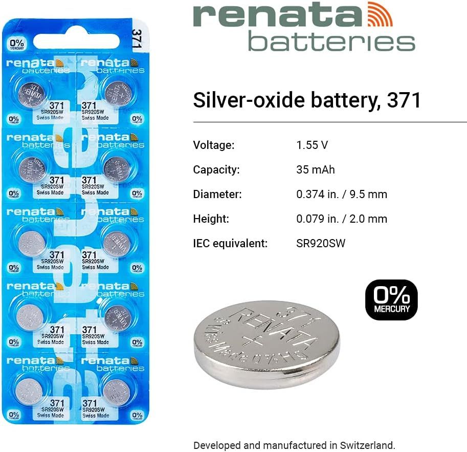 Provides detailed physical measurements of the battery (diameter, height, capacity) to help shoppers verify compatibility and understand the exact size of the product.