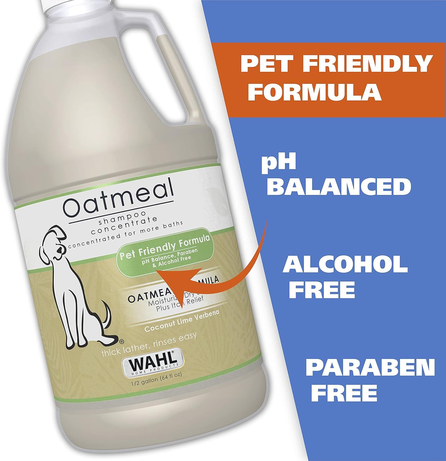 Communicates multiple safety and formulation benefits to reassure pet owners that the shampoo is gentle, safe, and free from harsh chemicals.