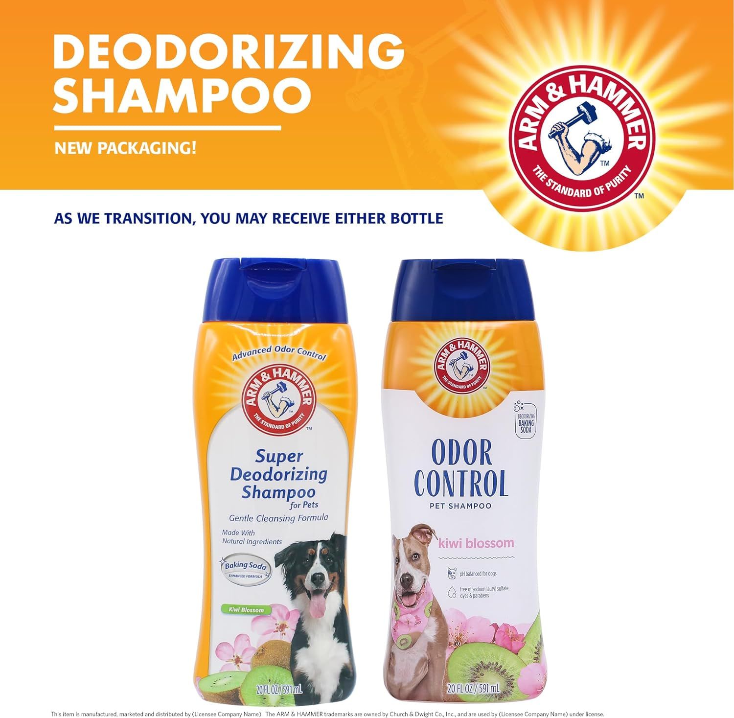 Informs shoppers that the brand is transitioning to new packaging and they may receive either bottle design, managing expectations and showcasing the product line options.