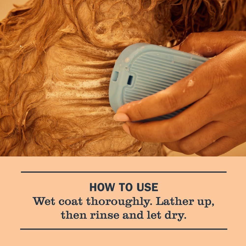 Demonstrates how to properly use the product by showing the application process and providing step-by-step instructions for wetting, lathering, rinsing, and drying. Communicates that the product is…