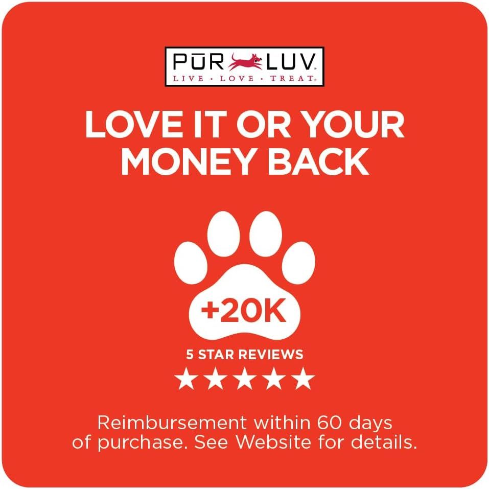 Builds trust and reduces purchase risk by highlighting the brand's money-back guarantee, backed by over 20,000 five-star reviews, reassuring shoppers of product quality and customer satisfaction.