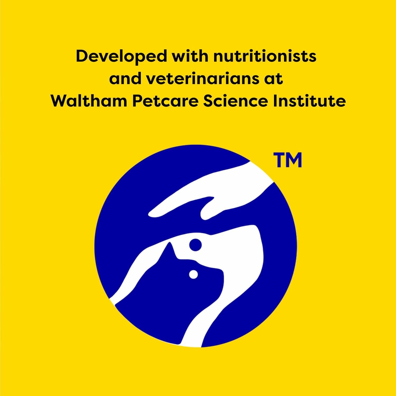 Communicates that the product was developed with professional expertise from nutritionists and veterinarians at a recognized science institute, building trust and credibility for the brand.