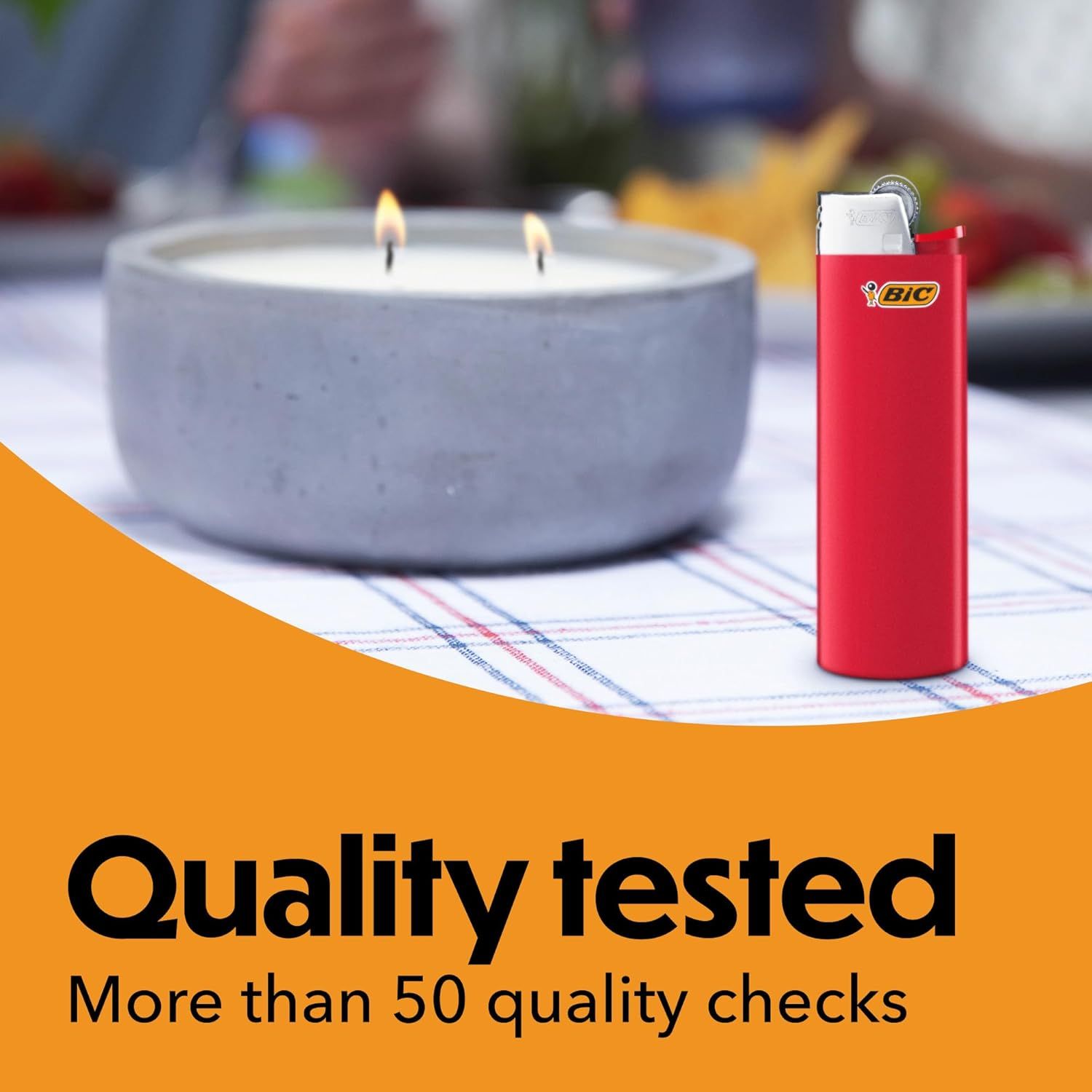 Communicates that the product undergoes rigorous quality control with more than 50 quality checks, reassuring shoppers of reliability and manufacturing standards. Highlights the product's quality…