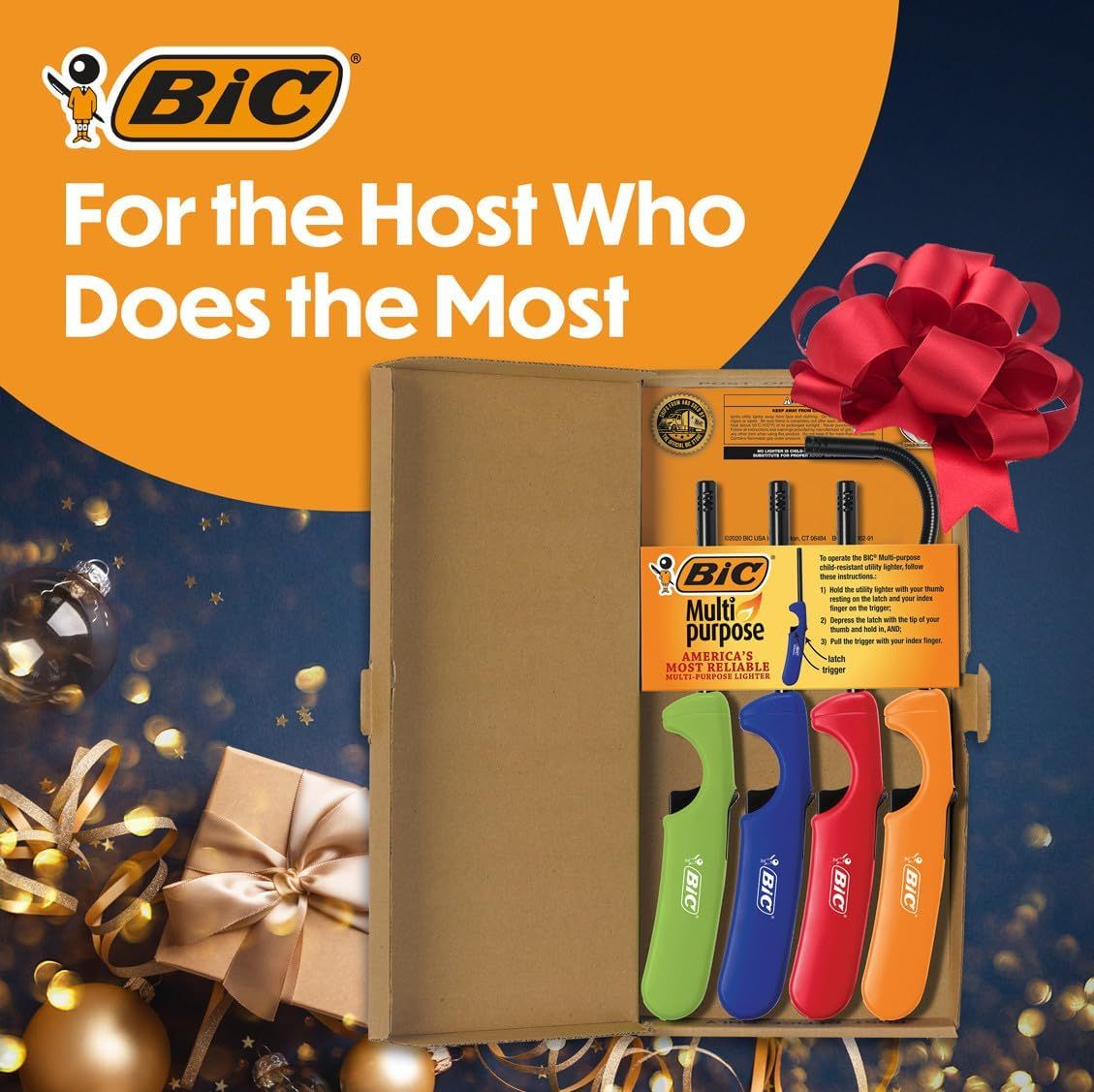 Positions the product as a perfect gift for hosts during the holiday season, emphasizing its presentation in a gift-ready box with festive elements. Shows what's included in the gift box—multiple…