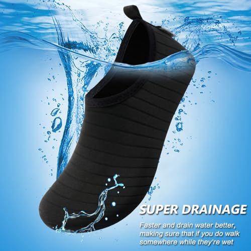 Demonstrates the product's ability to drain water quickly, reassuring shoppers that the product performs well even when wet.