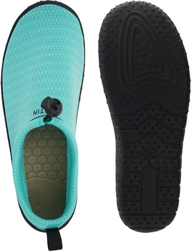 Displays the product from multiple angles (top and sole) on a clean white background to give shoppers a clear view of the shoe's design, color, and tread pattern.