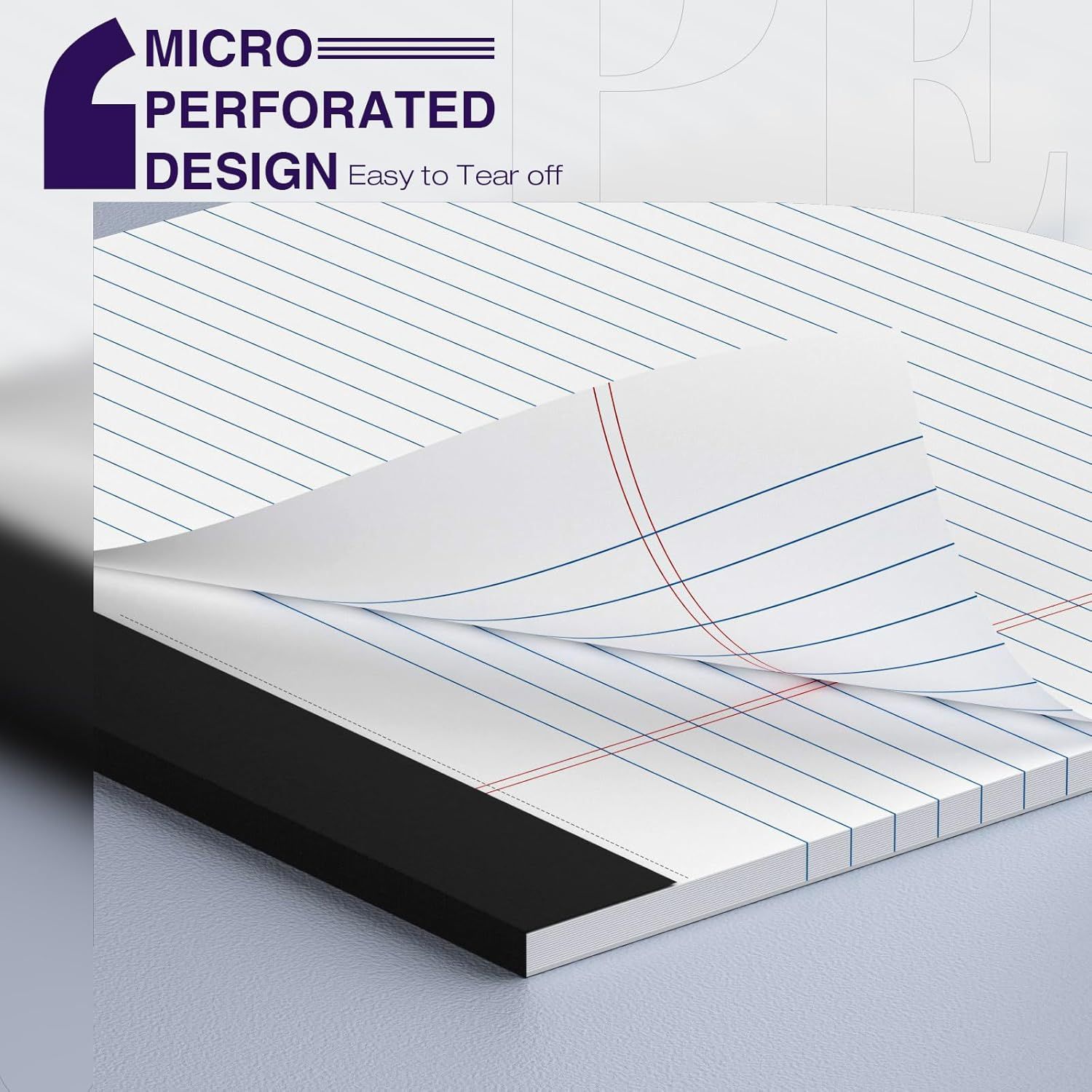 Highlights the product's micro-perforated structure with visual demonstration of the tear-off feature, showing shoppers how the design enables easy separation along the perforations. Communicates…