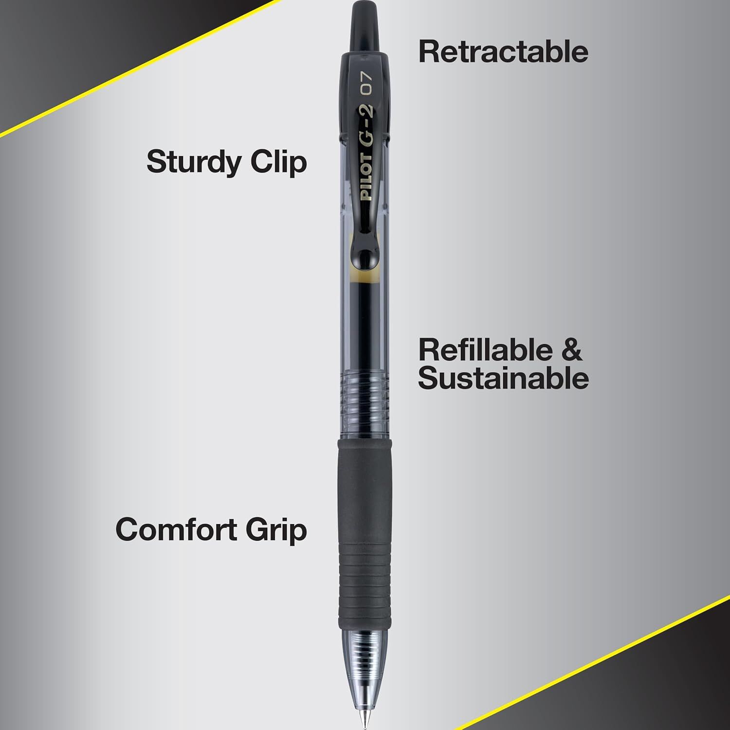 Breaks down the pen's key physical components and features to help shoppers understand the product's construction and functional design elements. Highlights multiple distinct selling benefits of the…