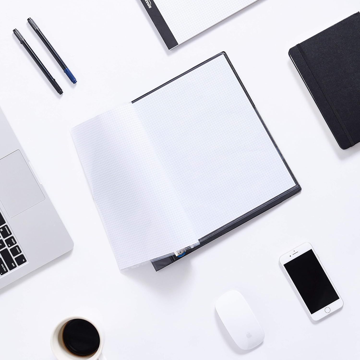 Showcases the product in a real-world professional workspace environment to help shoppers visualize how it fits into their daily work routine.