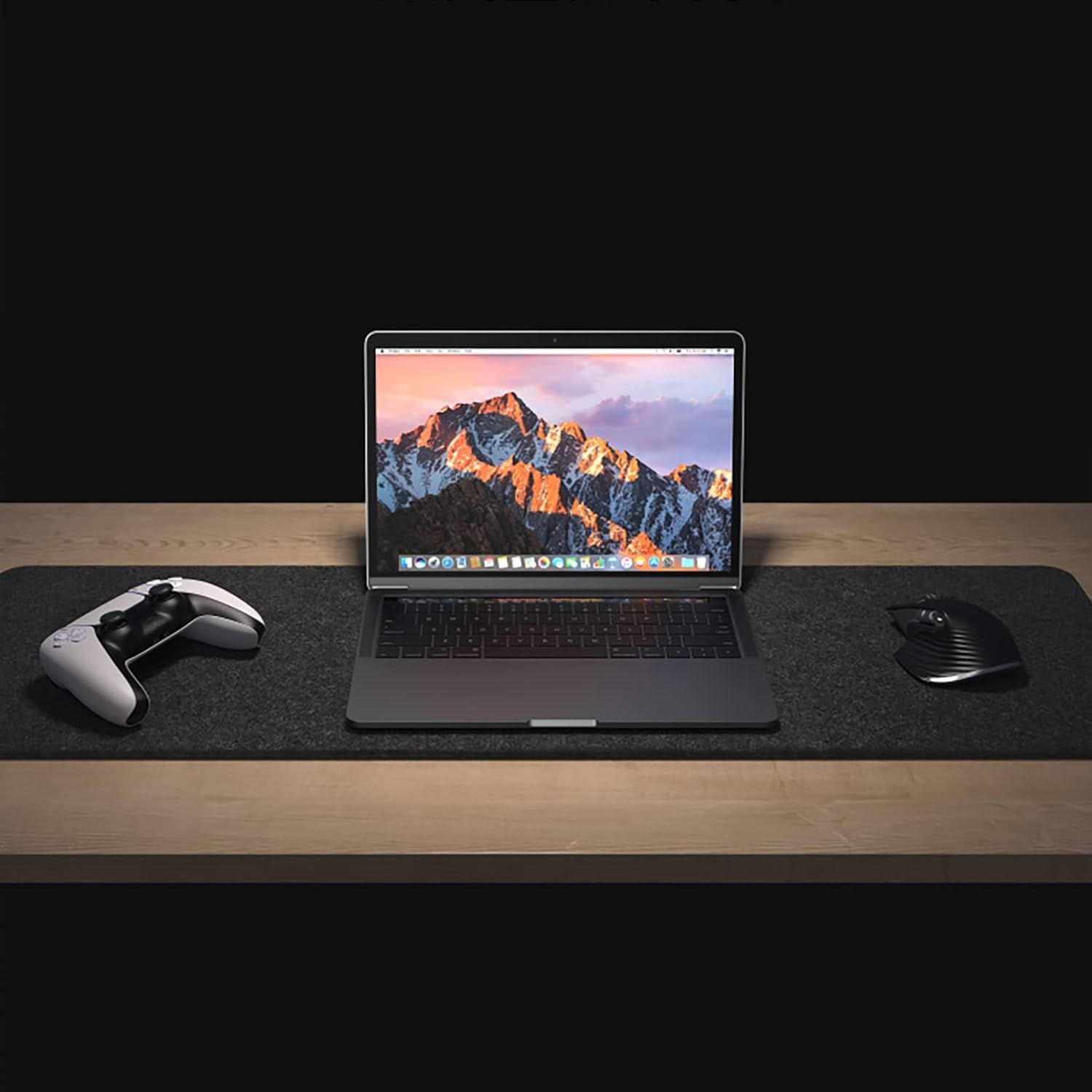 Showcases the product in a real-world desk setup to help shoppers visualize how it fits into their workspace and daily use.