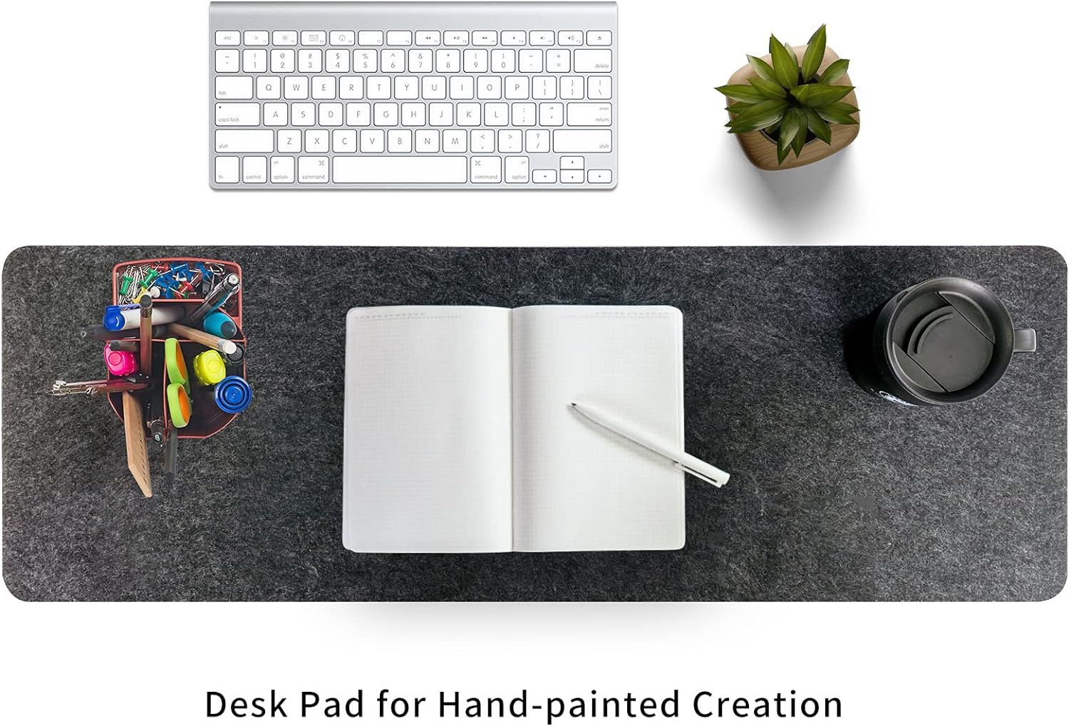 Showcases the product in a real-world office/workspace setting to help shoppers visualize how it fits into their daily work environment and lifestyle.