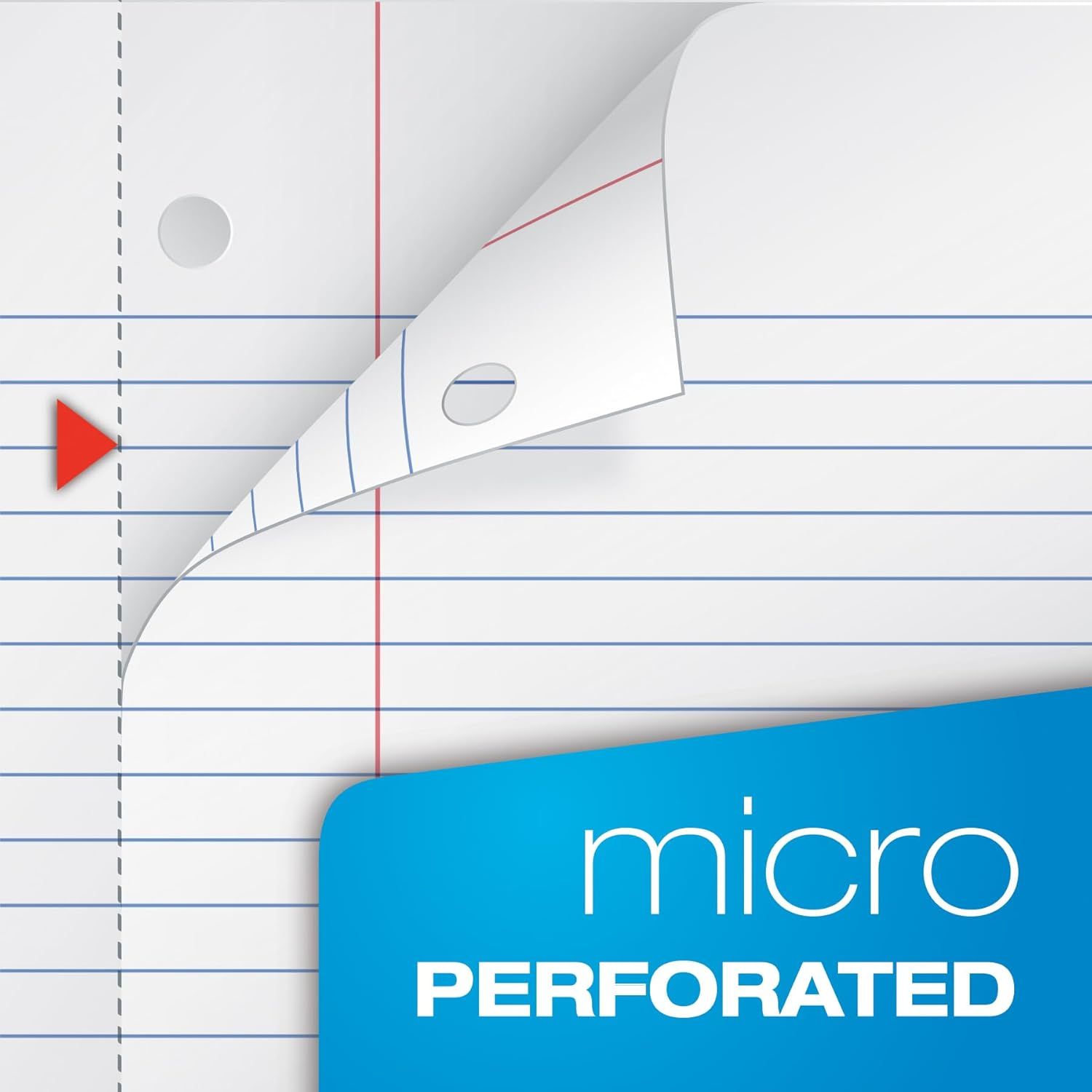 Highlights the product's micro-perforated design feature, emphasizing easy tear-off functionality and convenience for the user.