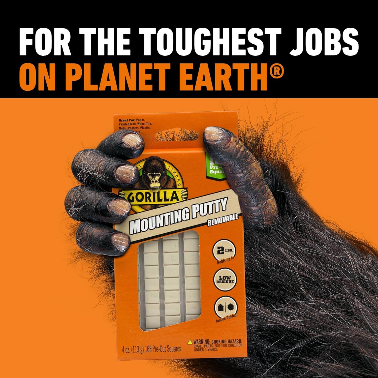 Communicates the brand's core identity and positioning as a product designed for extreme durability and tough conditions, reinforcing brand trust and emotional connection.
