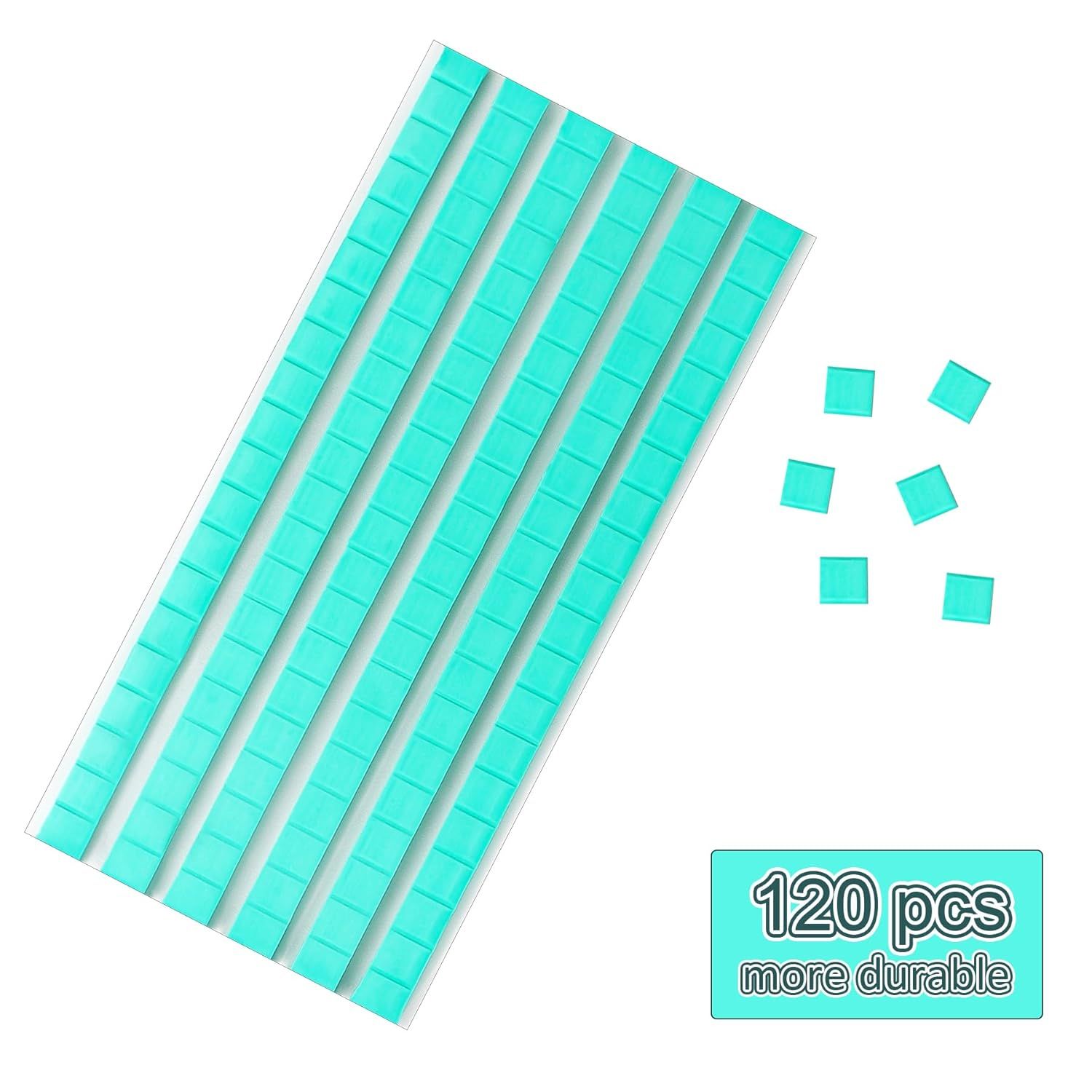 Communicates the large quantity included (120 pieces) and emphasizes the product's durability to reassure shoppers of value and quality. Shows the full set of items the customer receives, displaying…