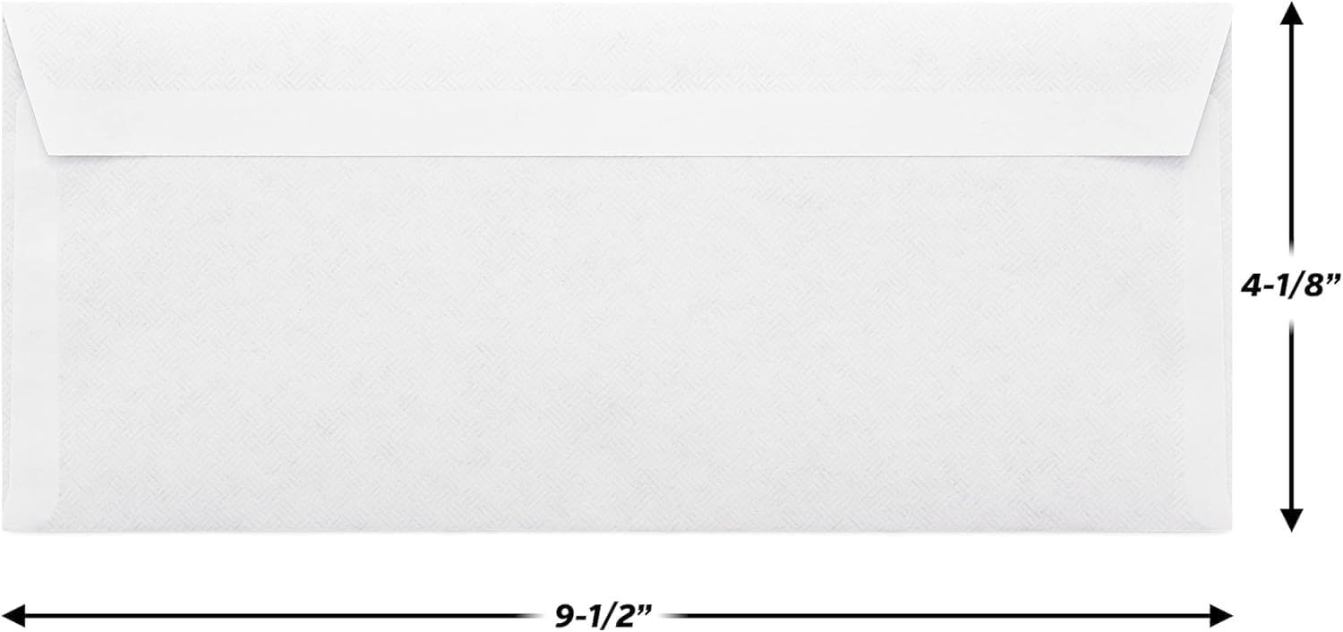 Communicates the exact physical dimensions of the envelope to help shoppers understand the size and ensure it fits their needs.
