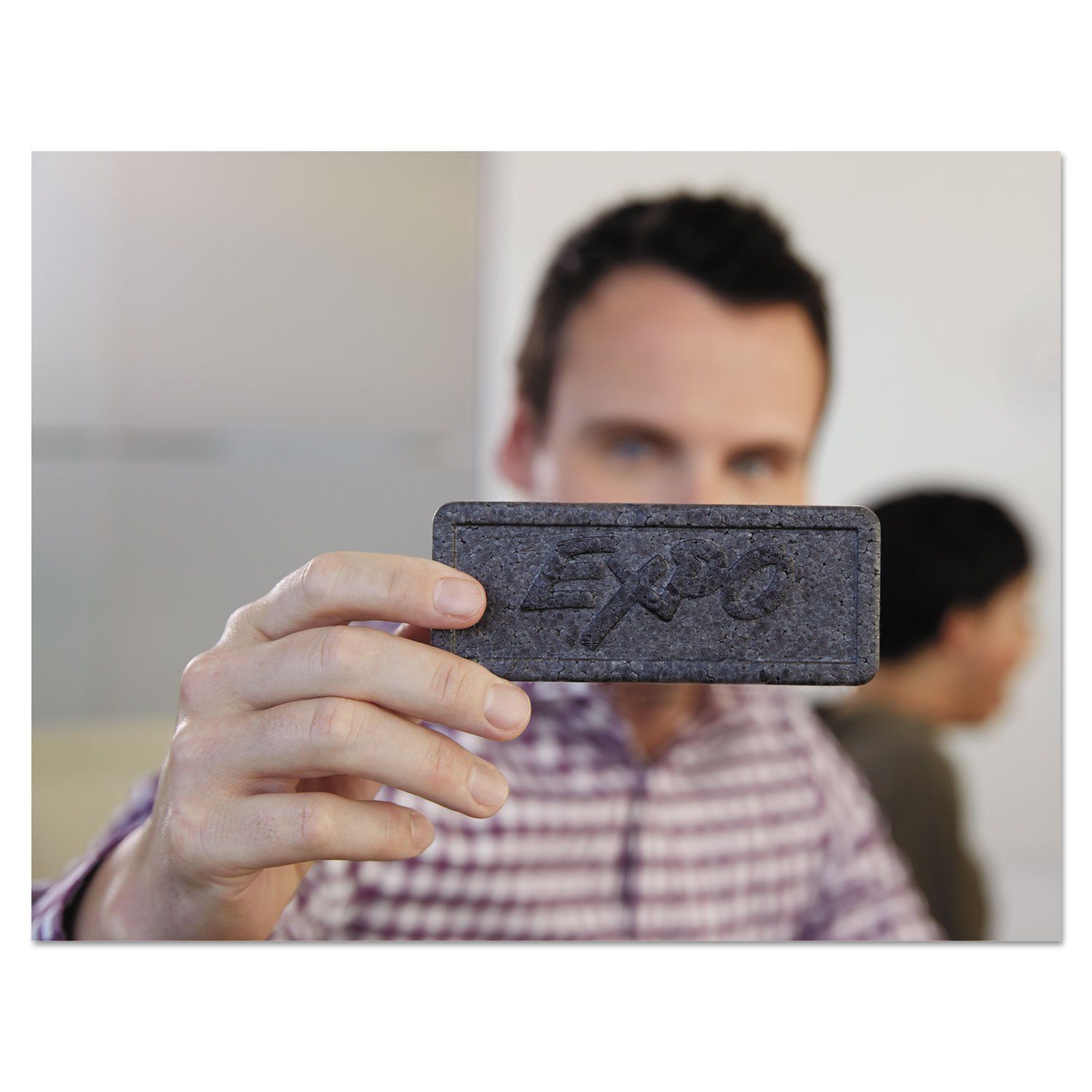 Shows the product being held and used in a natural, everyday setting to help shoppers visualize the product in their own lives.