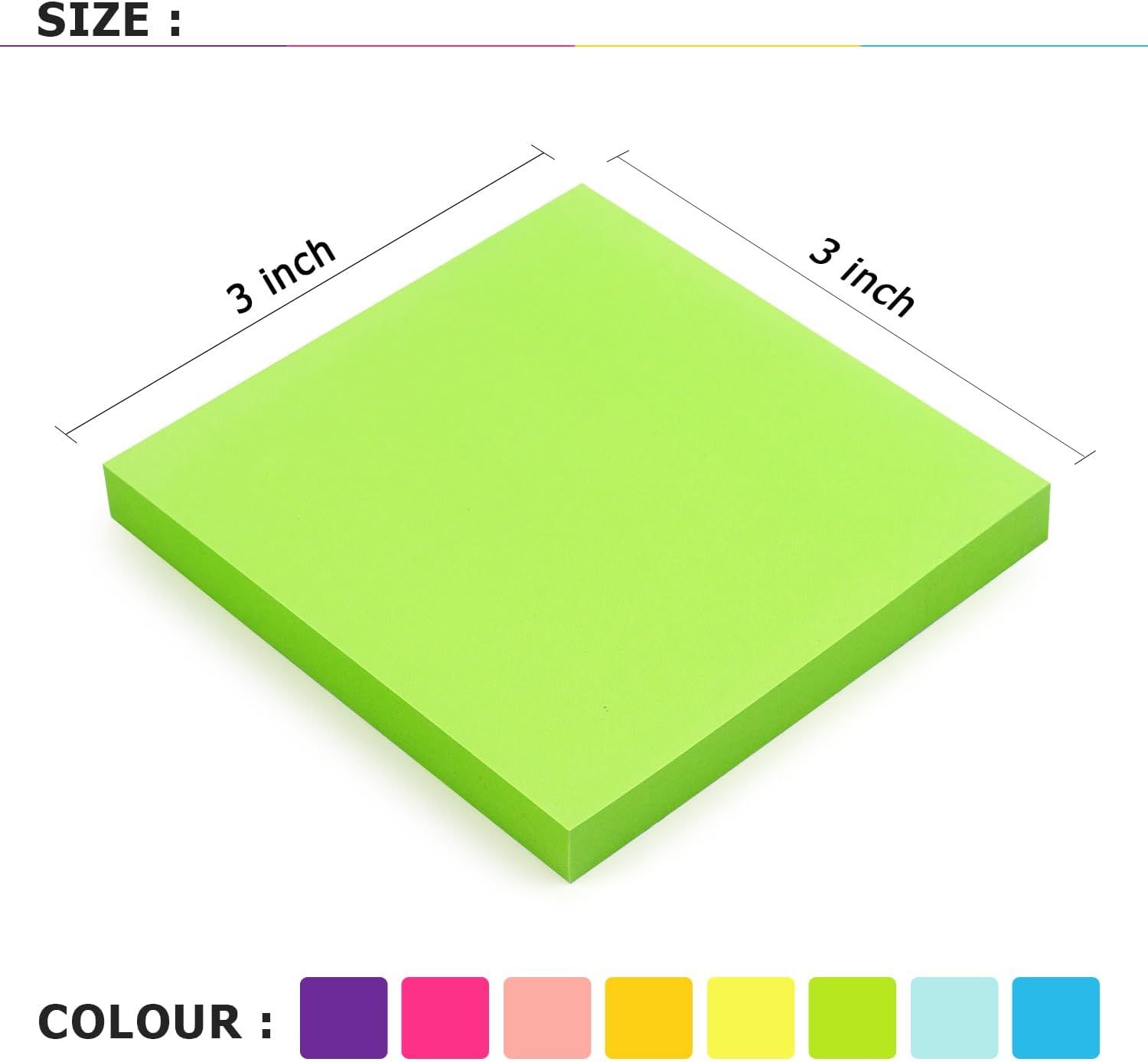 Communicates the exact physical size of the product (3 inch x 3 inch) to help shoppers understand how large or small the item is before purchase.