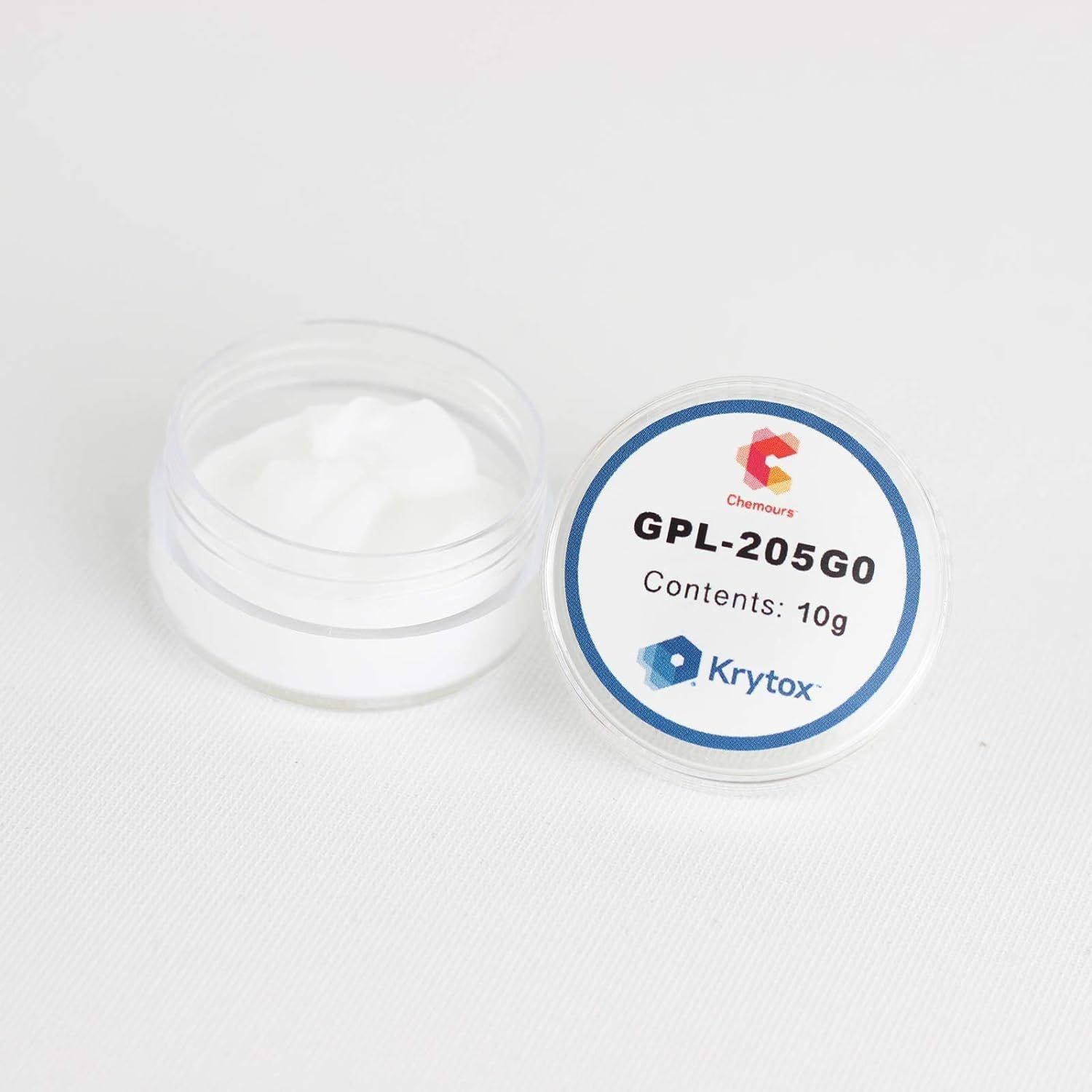 Provides a clean, catalog-style view of the product container and its labeled lid to show exactly what the customer will receive.