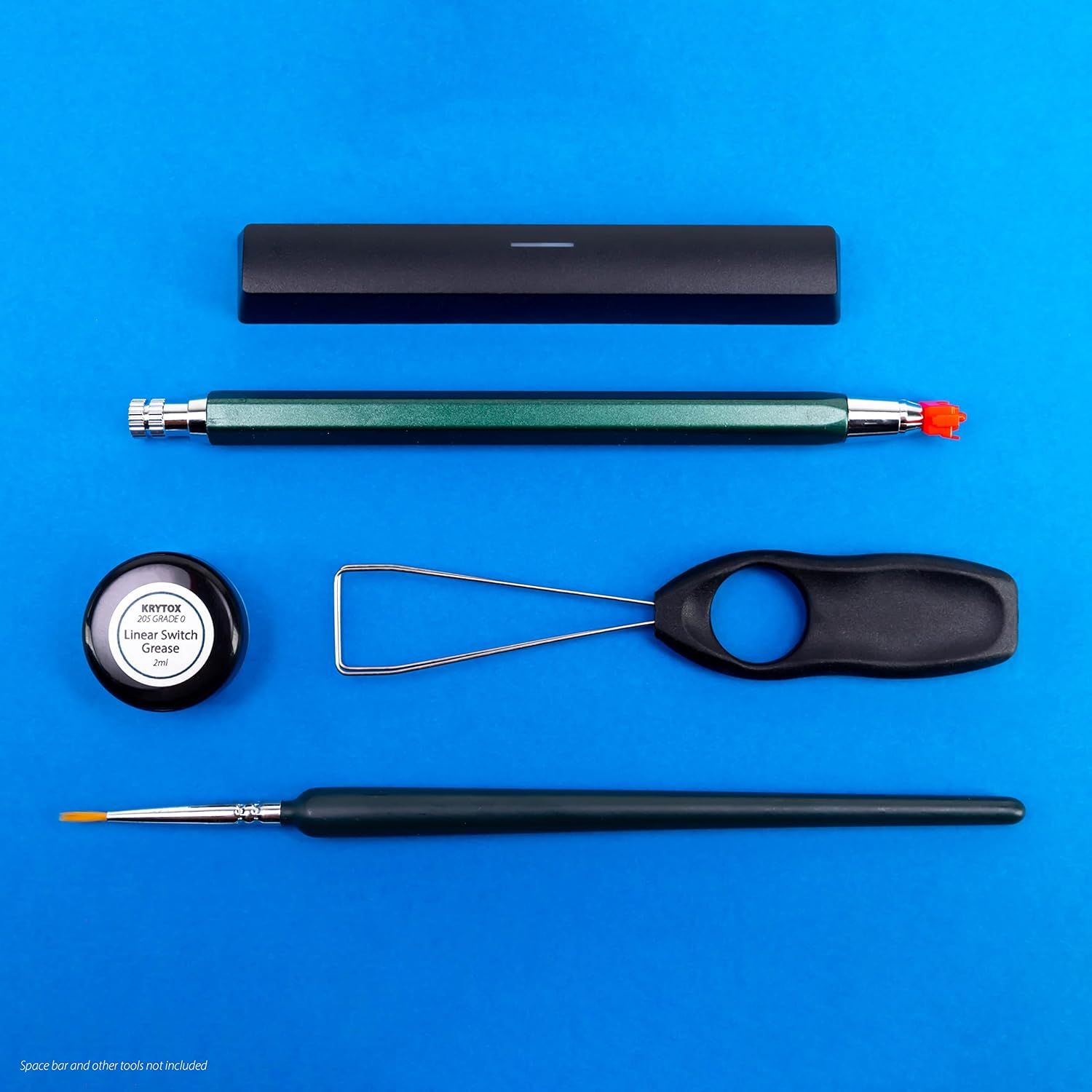 Shows all the tools and accessories included with the product purchase, helping shoppers understand the complete value and contents of the package.