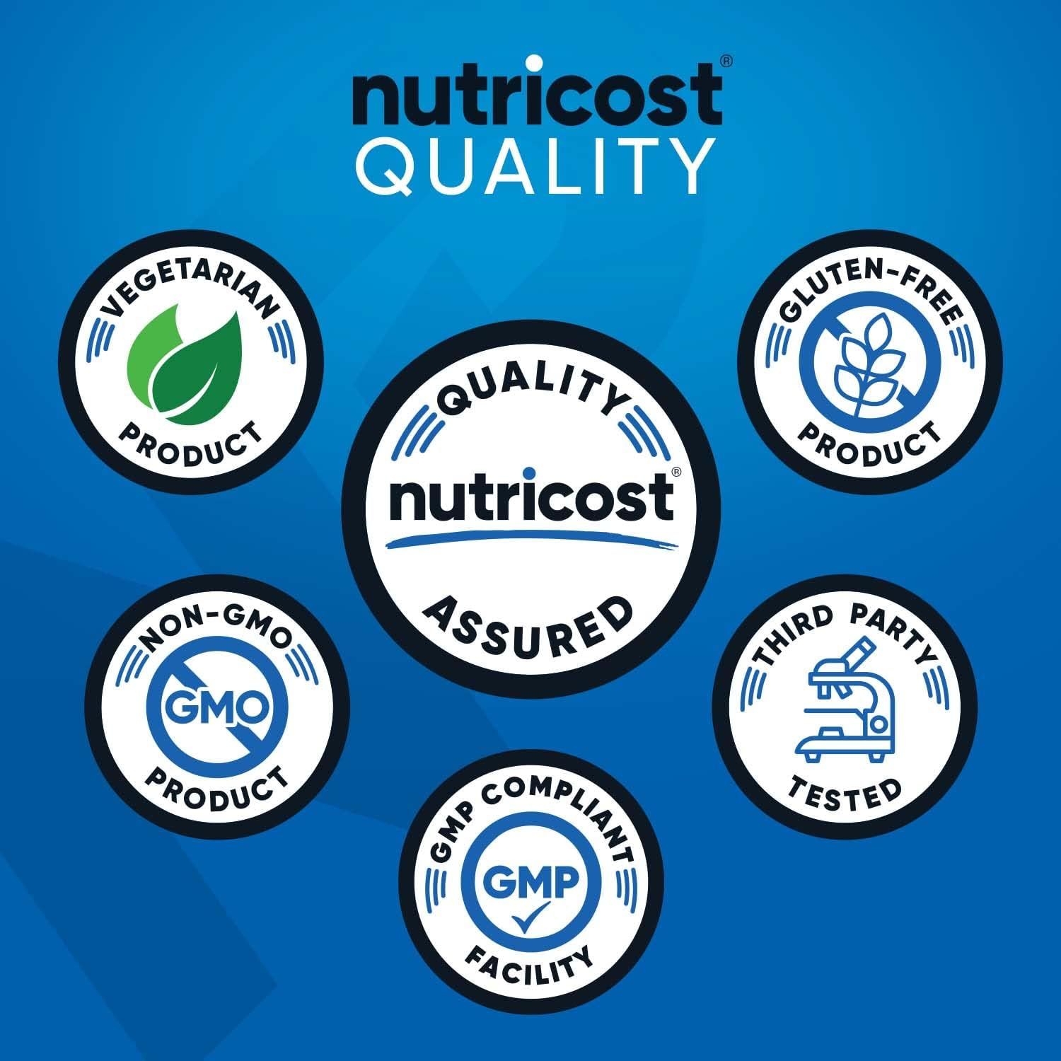 Communicates multiple quality certifications and safety standards to reassure shoppers that the product meets dietary restrictions and manufacturing quality standards. Highlights multiple distinct…