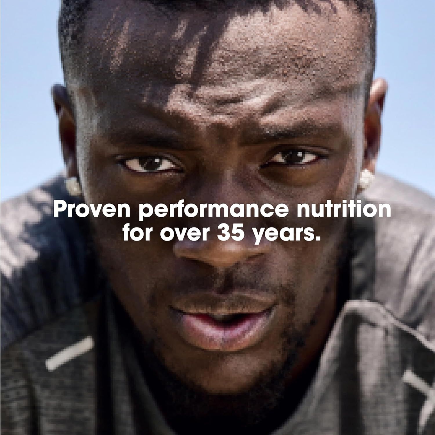 Communicates the brand's long-standing credibility and expertise in performance nutrition by emphasizing over 35 years of proven results, building trust and authority with shoppers.