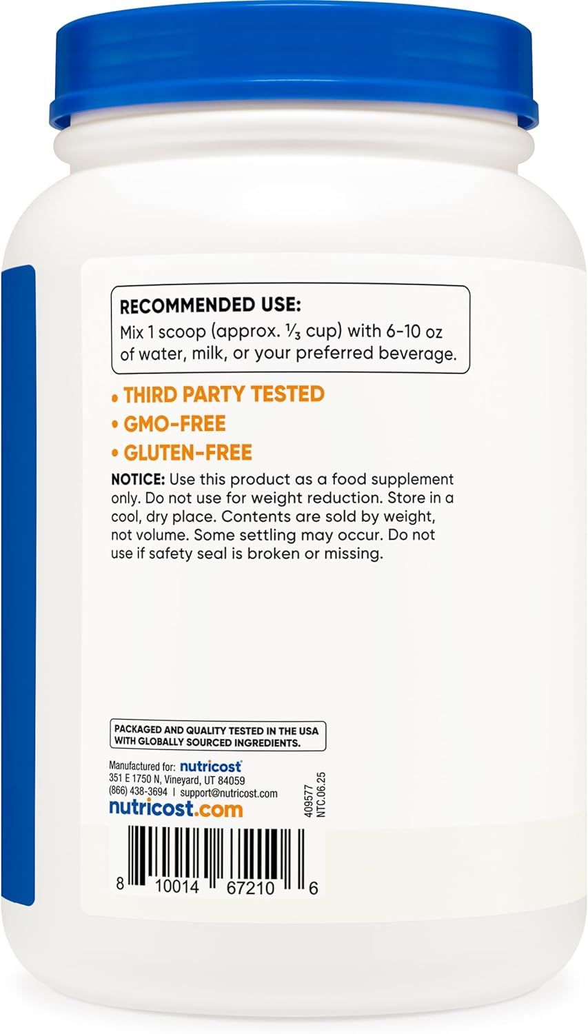 Communicates multiple product benefits and usage instructions to reassure shoppers about quality, dietary compatibility, and proper preparation.