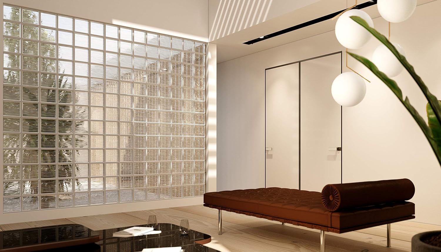 Showcases the product in a real-world modern interior setting to help shoppers visualize how it fits into a contemporary living space.