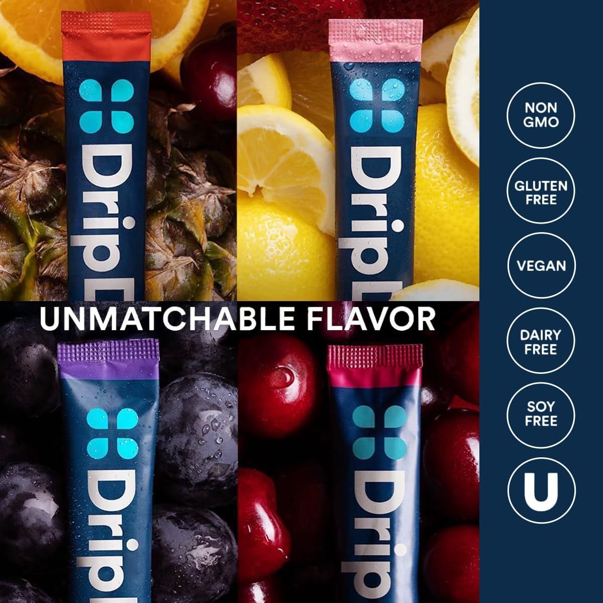 Communicates multiple dietary and quality benefits to reassure health-conscious shoppers that the product meets various dietary restrictions and certification standards while emphasizing superior…