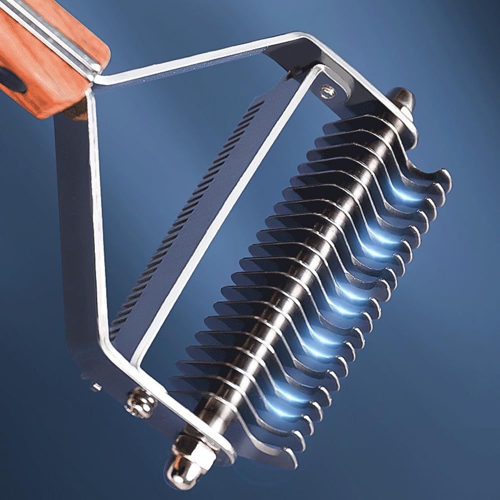 Highlights the product's unique blade structure and cutting mechanism to demonstrate the engineering and functionality of the tool.