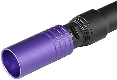 Provides a clean, catalog-style view of the product showing the connection mechanism between the black and purple components.