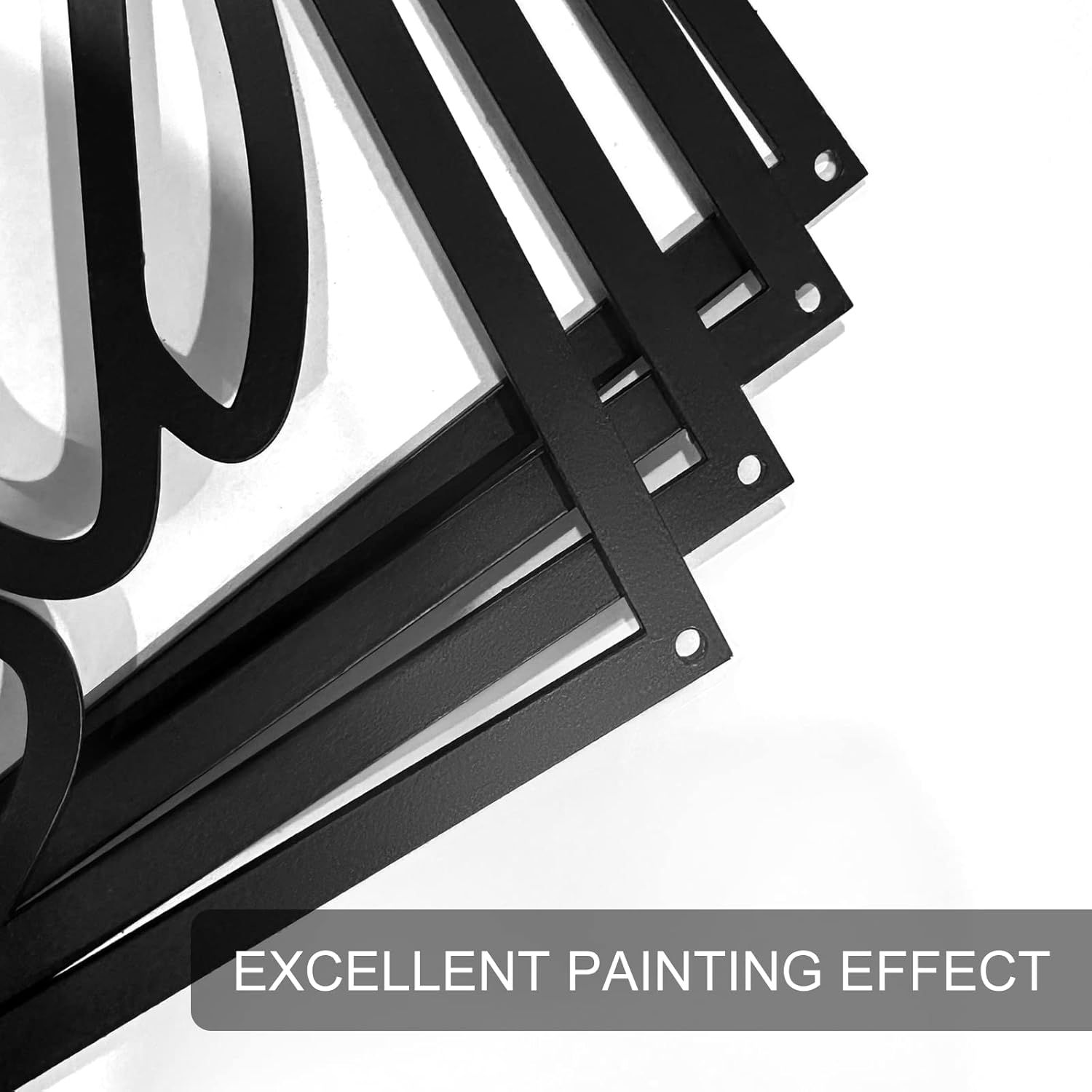 Highlights the high-quality paint finish and professional appearance of the product to reassure shoppers of its premium construction.