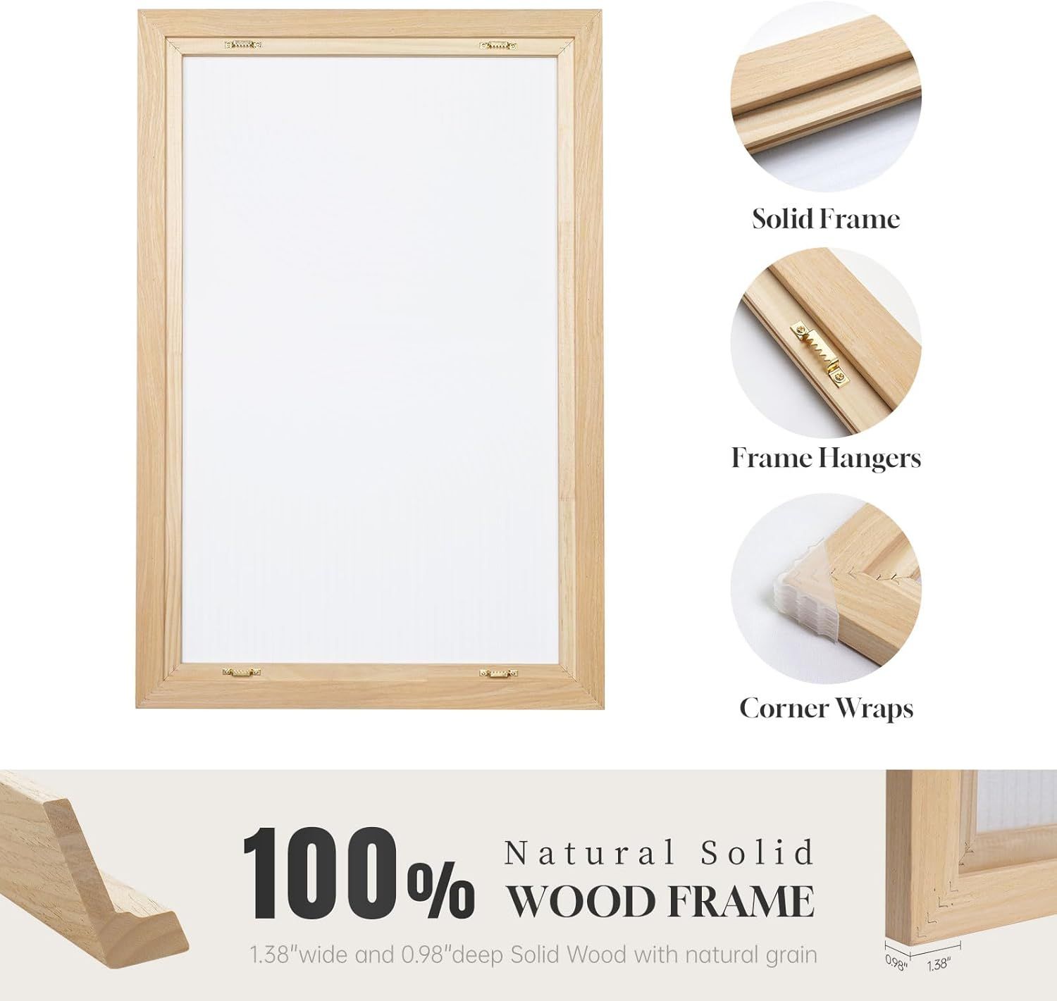 Breaks down the physical construction details of the frame to educate shoppers about the quality components and build features. Communicates multiple quality and specification benefits including the…
