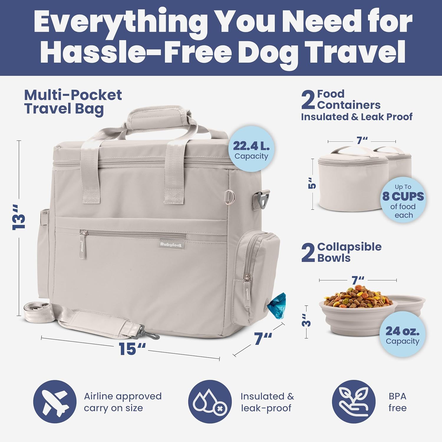 Shows everything included in the package to help shoppers understand the complete set they will receive. Provides exact physical dimensions and capacity measurements to help shoppers assess whether…