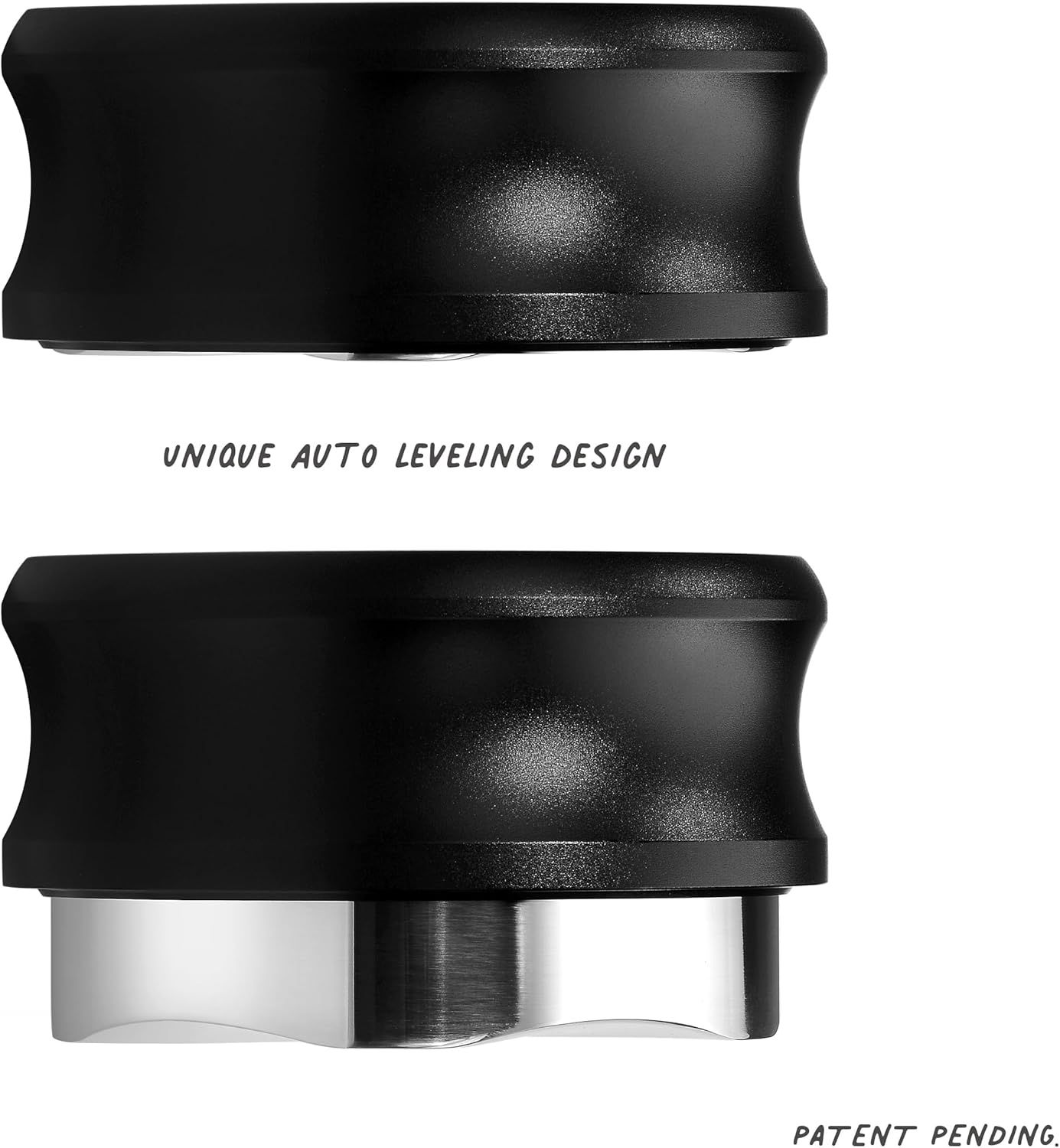 Highlights the unique auto-leveling design feature to reassure shoppers that the product automatically adjusts for stability and ease of use.