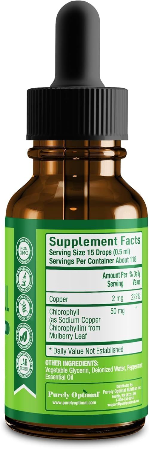 Clean white background product shot showing the supplement facts panel for transparency and regulatory compliance.