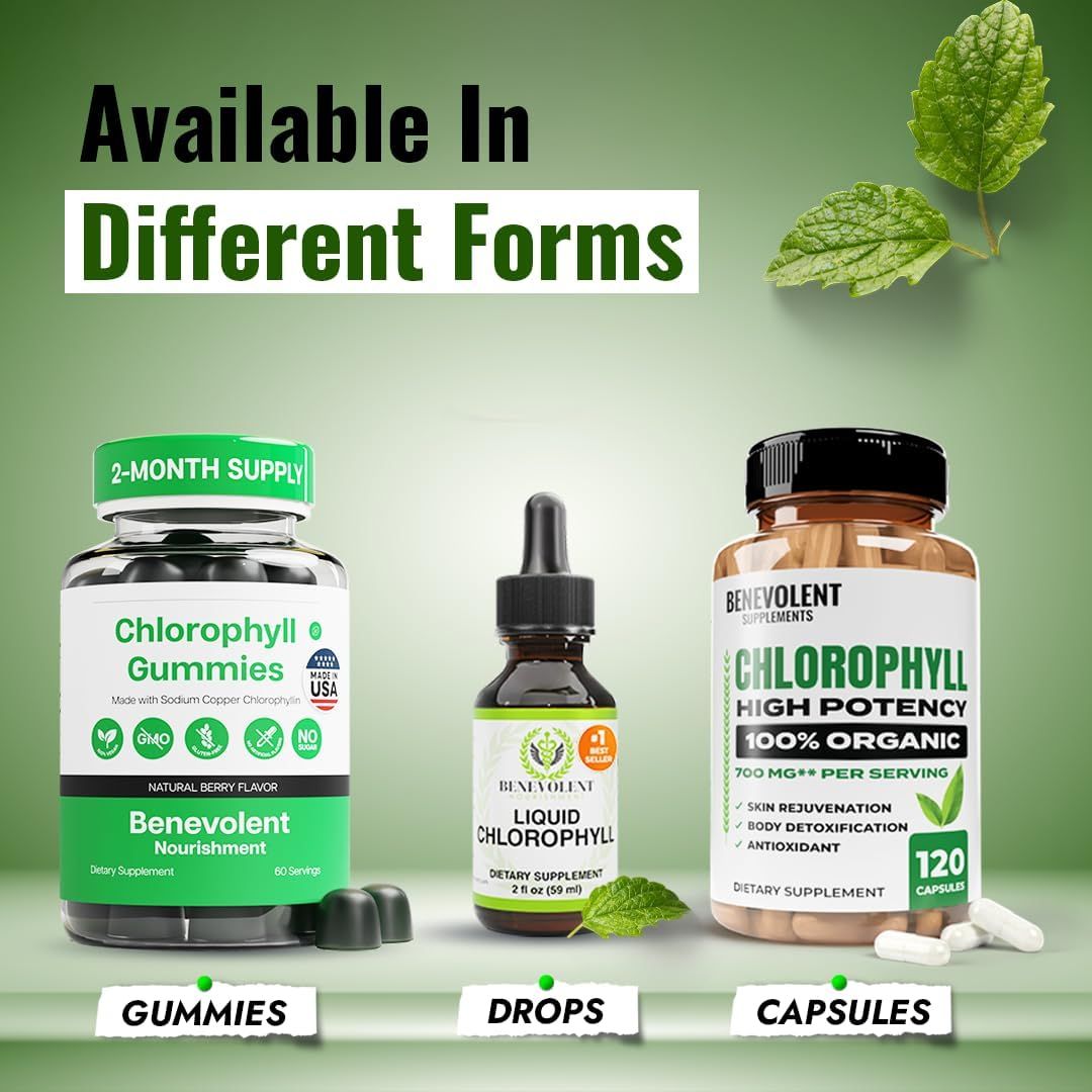 Showcases the brand's product portfolio by displaying the different forms available (gummies, drops, capsules), helping shoppers choose the format that best suits their preferences.