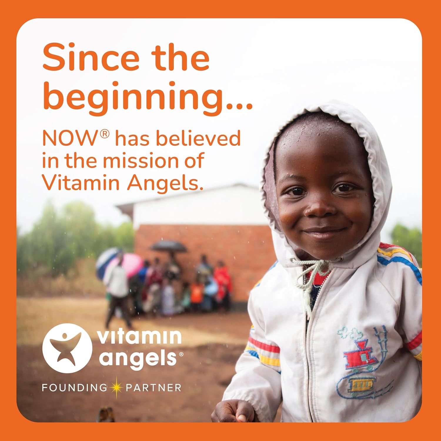 Communicates the brand's social responsibility and charitable mission to build emotional connection and trust with shoppers who value corporate giving.