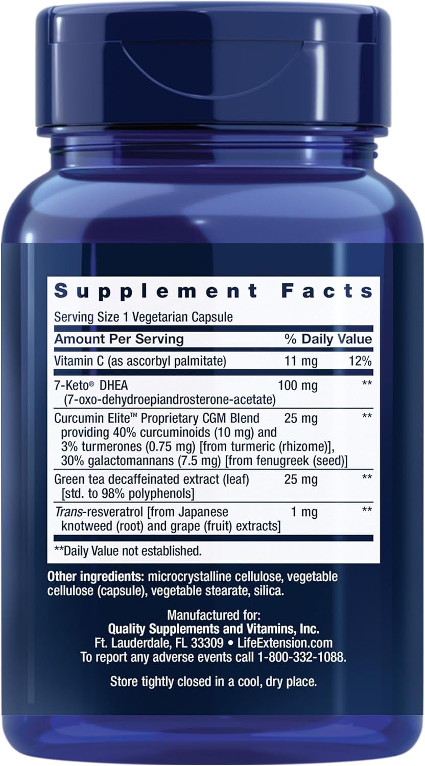 Displays the detailed supplement facts panel showing ingredients, dosages, and nutritional information to inform shoppers about what they are purchasing.