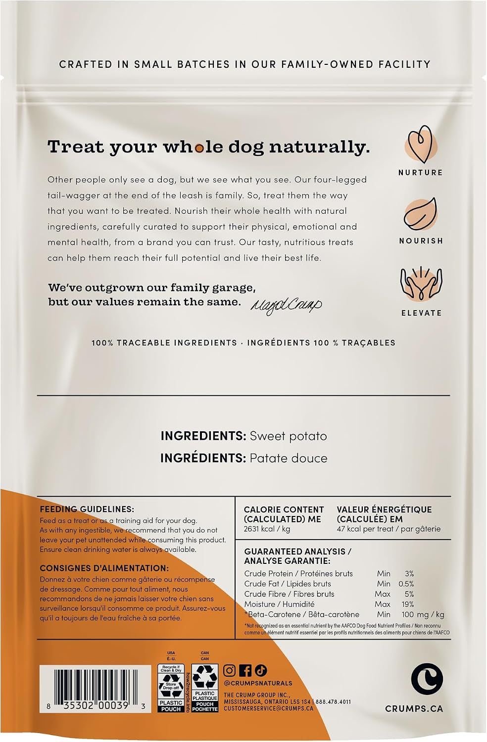 Communicates the brand's story, values, and heritage to build trust and emotional connection with shoppers by emphasizing family ownership, small-batch craftsmanship, and natural ingredients.