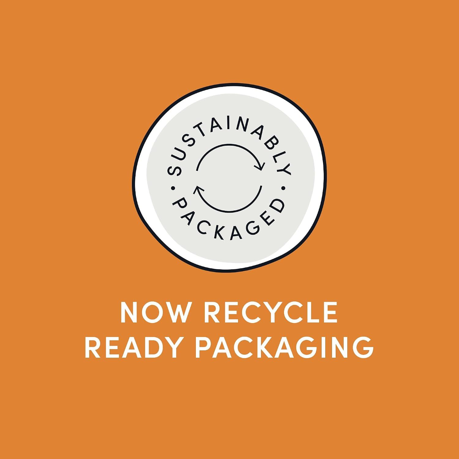 Highlights the product's environmentally responsible packaging to reassure eco-conscious shoppers and communicate the brand's commitment to sustainability. Communicates a clear environmental benefit…